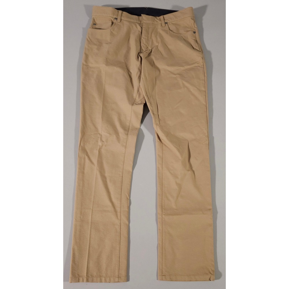 Nike Golf Pants Mens 34x34 Tan Dri-FIT Slim Fit DA3064-258 Khaki Chino